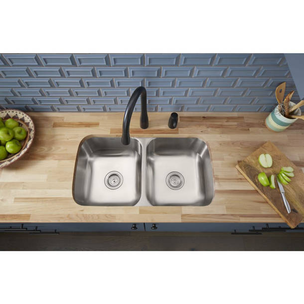 Sterling by Kohler McAllister 32'' L Undermount Stainless Steel Kitchen